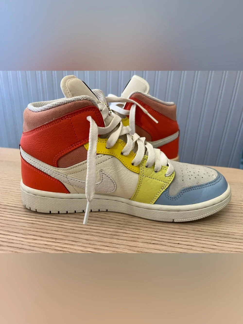 Nike Wmns Air Jordan 1 Mid 'To My First Coach' Sneakers / Size: 7.5 / Streetwear